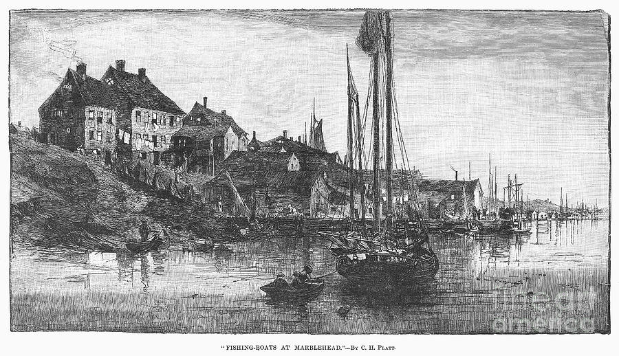 Marblehead: Fishing Boats Photograph by Granger Marblehead: Fishing Boats Photograph by Granger