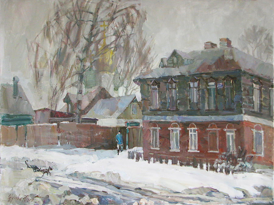 March Painting by Juliya Zhukova