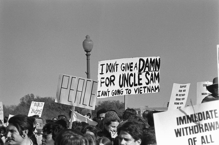 March On The Pentagon. Some Photograph by Everett - Fine Art America