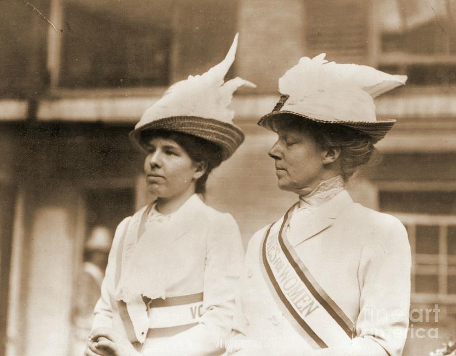 Marchers in Suffrage Parade Photograph by Padre Art