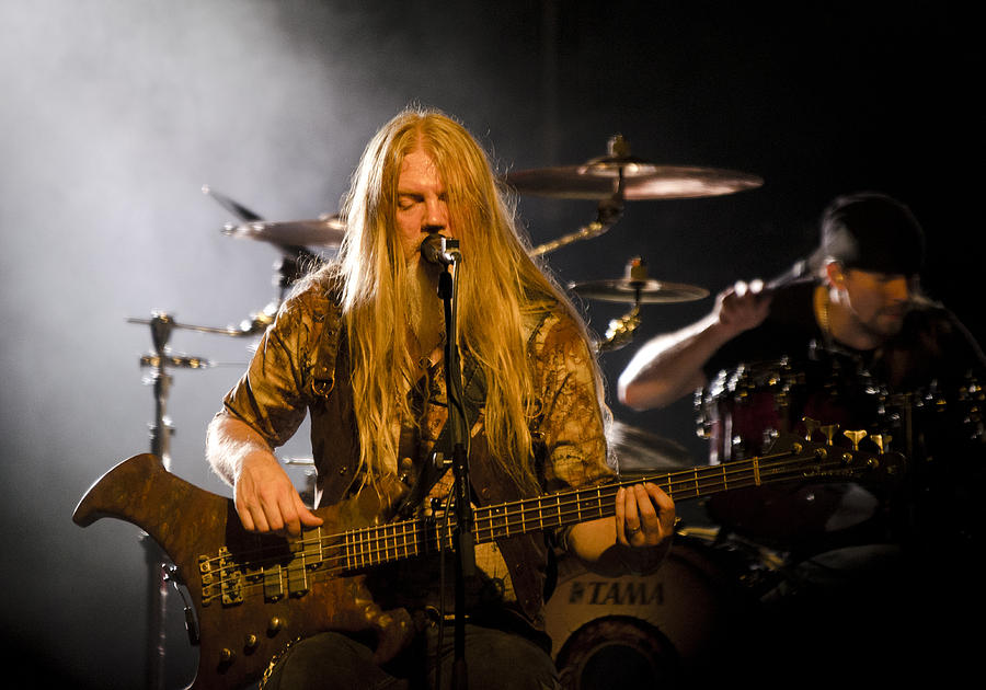 Marco Hietala and Jukka Nevalainen - Nightwish  Photograph by Saija Lehtonen