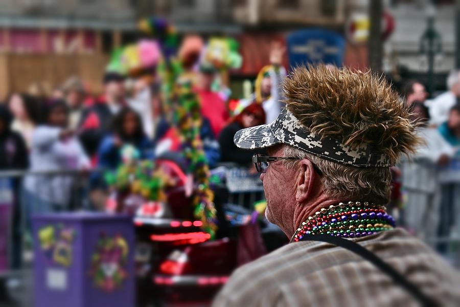 Mardi Gras Man Photograph by Jim Albritton