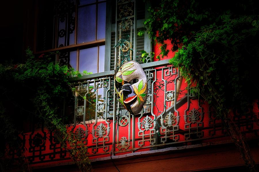 Mardi Gras Mask Photograph by Jim Albritton