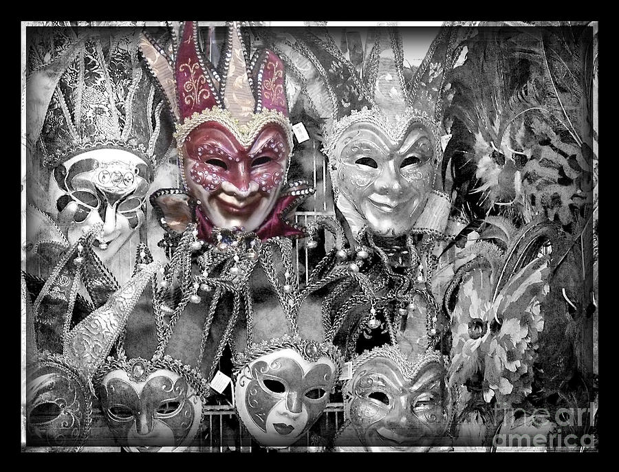 Mardi Gras Masks Photograph by Jeanne  Woods