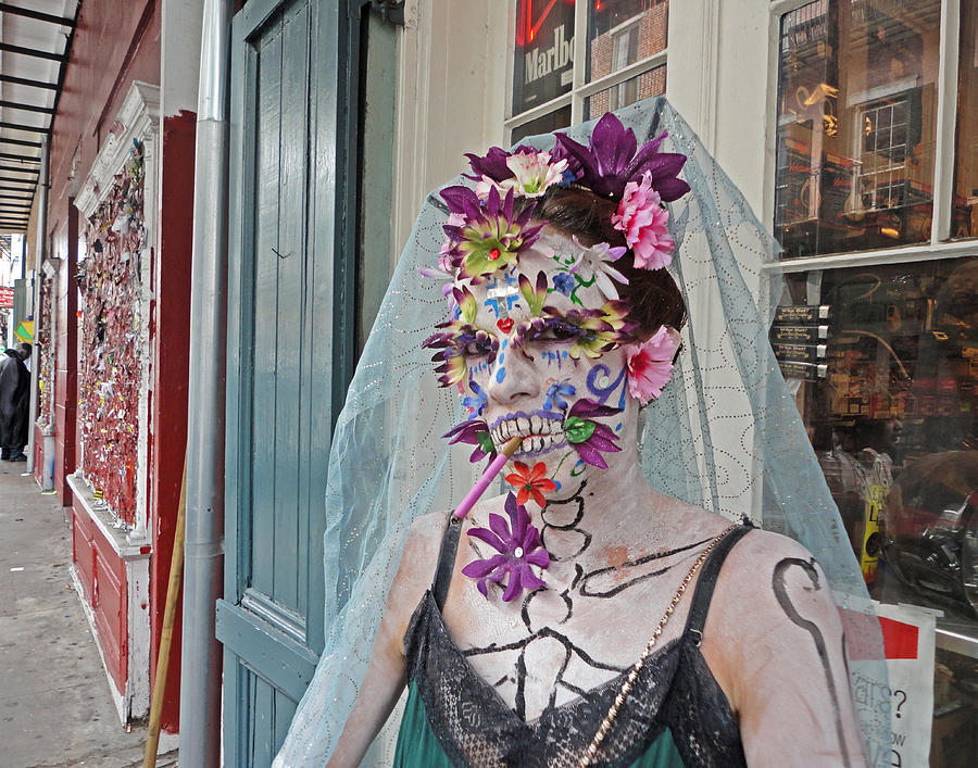 New Orleans Photograph - Mardi Gras Voodoo in New Orleans by Louis Maistros