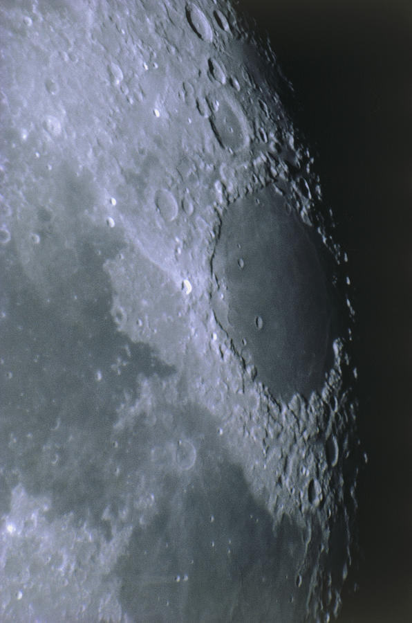 Mare Crisium Photograph - Mare And Craters On The Moon by John Sanford