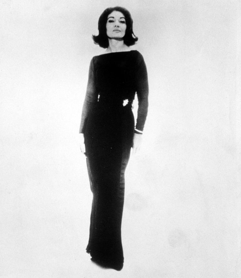 Maria Callas, Circa 1965 Photograph by Everett