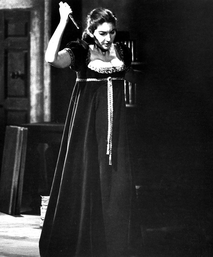 Knife Still Life Photograph - Maria Callas In Tosca, At The Royal by Everett