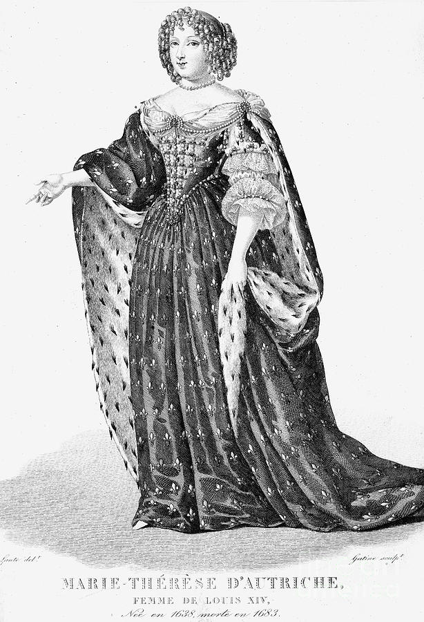 Queen Photograph - Maria Theresa Of Spain by Granger