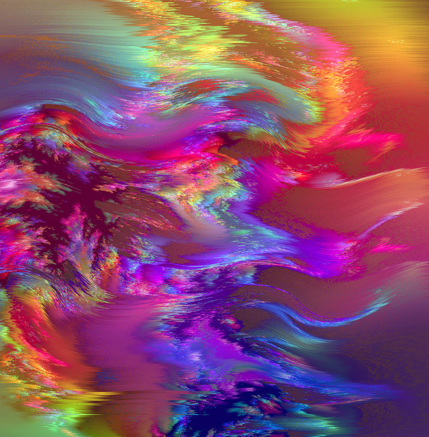 Abstract Digital Art - Mariah by Peri Craig