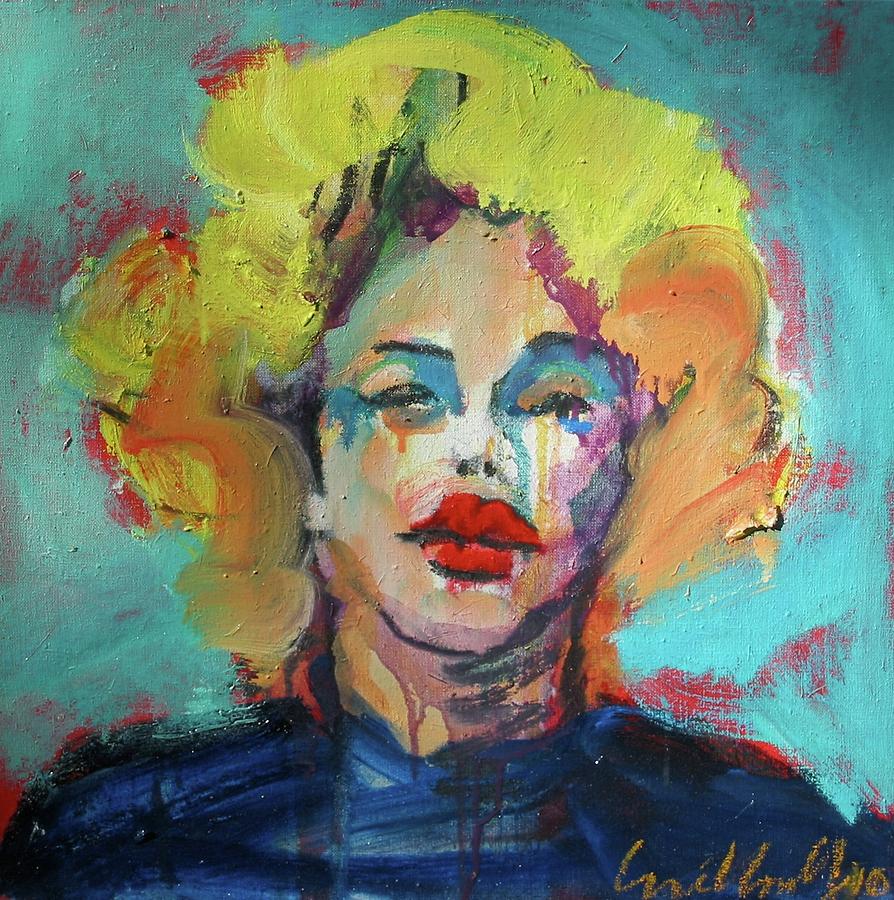 Marilyn 2010 Painting by Les Leffingwell