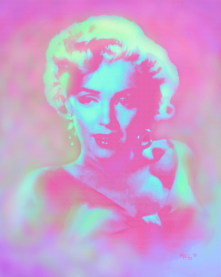 Marilyn By Reb Mixed Media