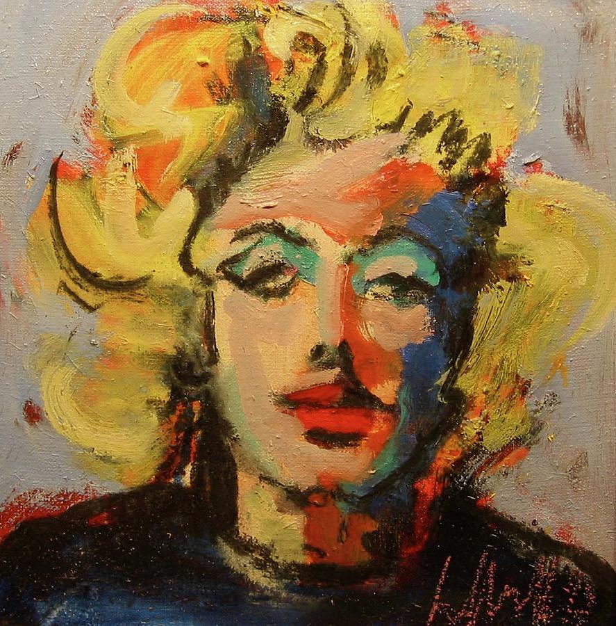 Marilyn Painting by Les Leffingwell