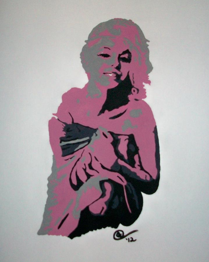 Marilyn Monroe Painting - Marilyn Monroe 2 by Ashley Whitaker