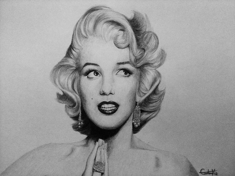 Marilyn Monroe 2 Drawing By Carlos Velasquez Art