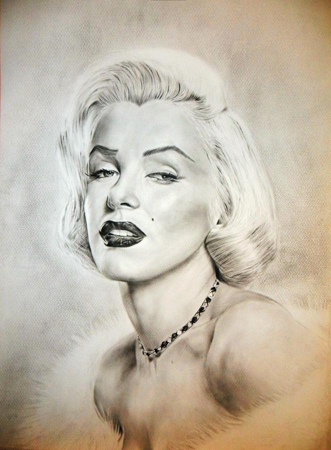 Marilyn Monroe Painting by Attila Paszternak - Fine Art America