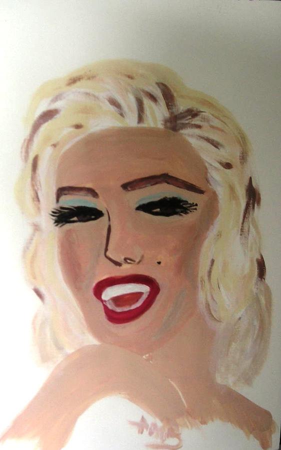 Marilyn Monroe Painting - Marilyn Monroe by Marie Bulger