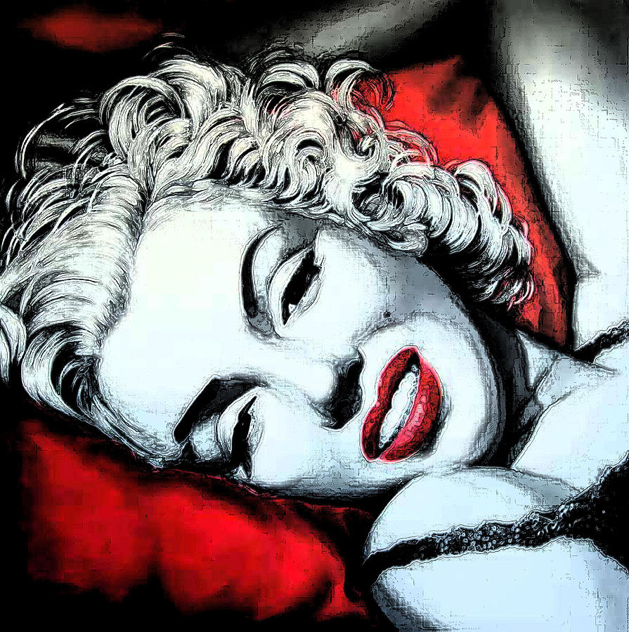 Marilyn Monroe Painting by mOgi - Fine Art America