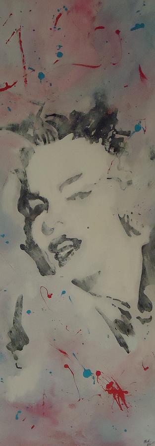 Celebrity Painting - Marilyn Pink by Nick Mantlo-Coots