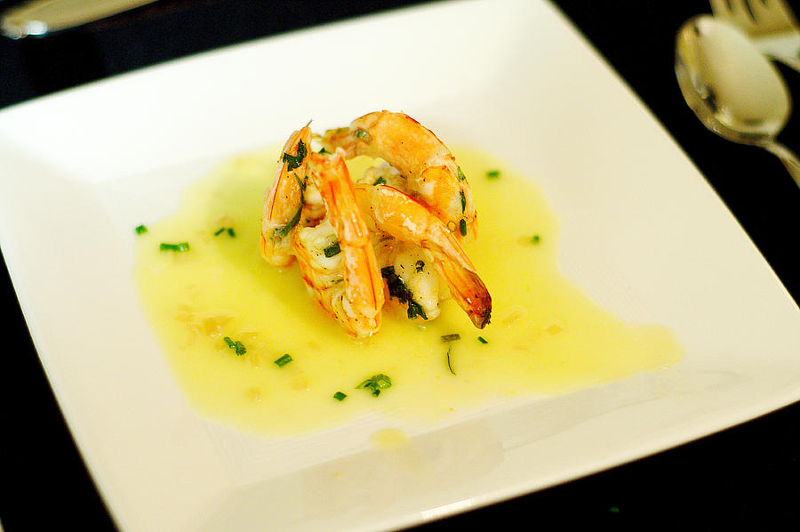 Marinated Shrimp With Champagne Beurre Blanc Photograph by Roy Williams ...