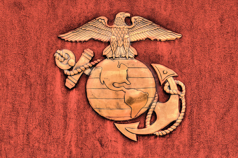 Marine Corps Emblem Photograph by JC Findley