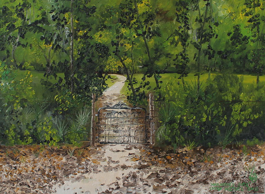 Marjories Gate Painting by Larry Whitler