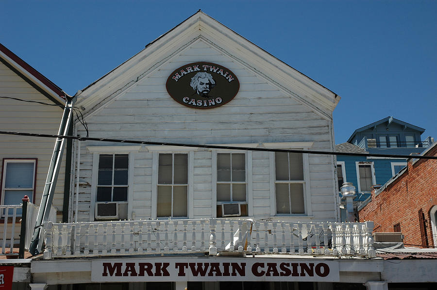 City Photograph - Mark Twain Casino Virginia City NV by LeeAnn McLaneGoetz McLaneGoetzStudioLLCcom