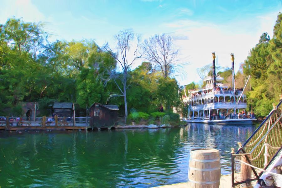 Mark Twain Riverboat At Disneyland Photograph by Heidi Smith