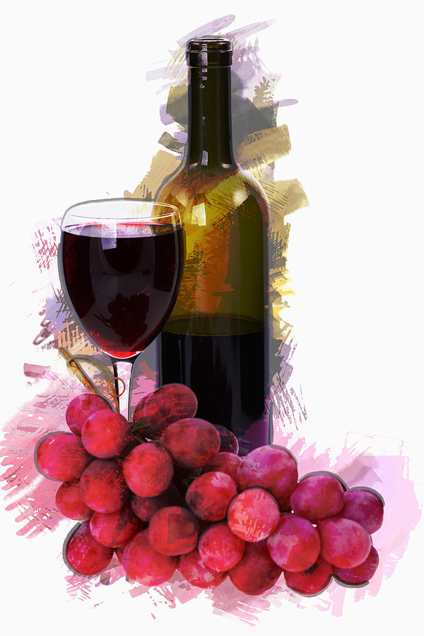 Premium Vector  Sketch wine bottle and glass wine bottle and glass  vector sketch illustration