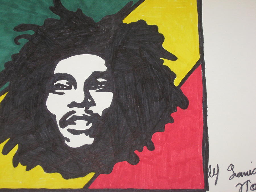 Silhouette Drawing - Marley by Damian Howell