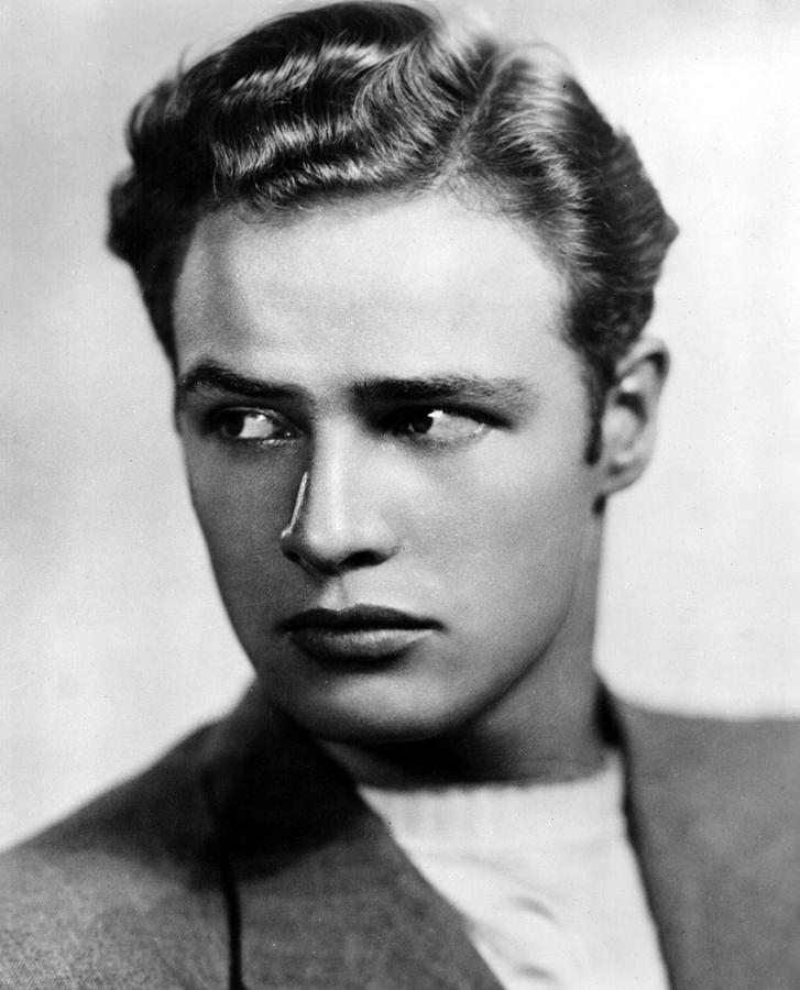 Portrait Photograph - Marlon Brando In The 1940s by Everett