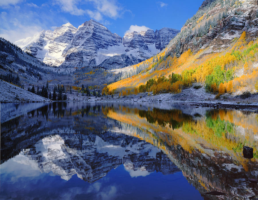 Maroon Bells Photograph by David Blankenship - Fine Art America