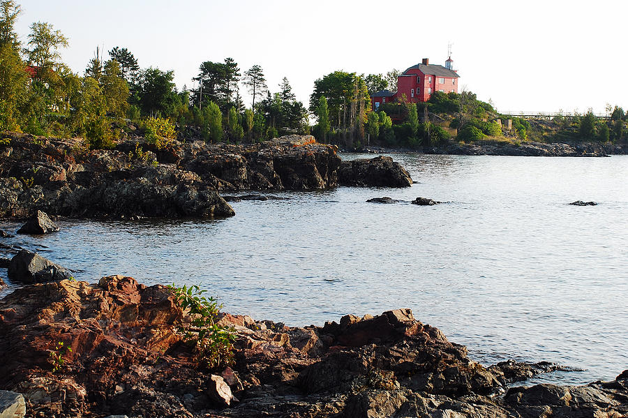 Marquette Lighthouse 2 Photograph by Janice Adomeit