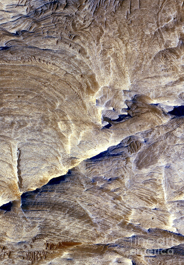Mars Bedrock Photograph by Nasa