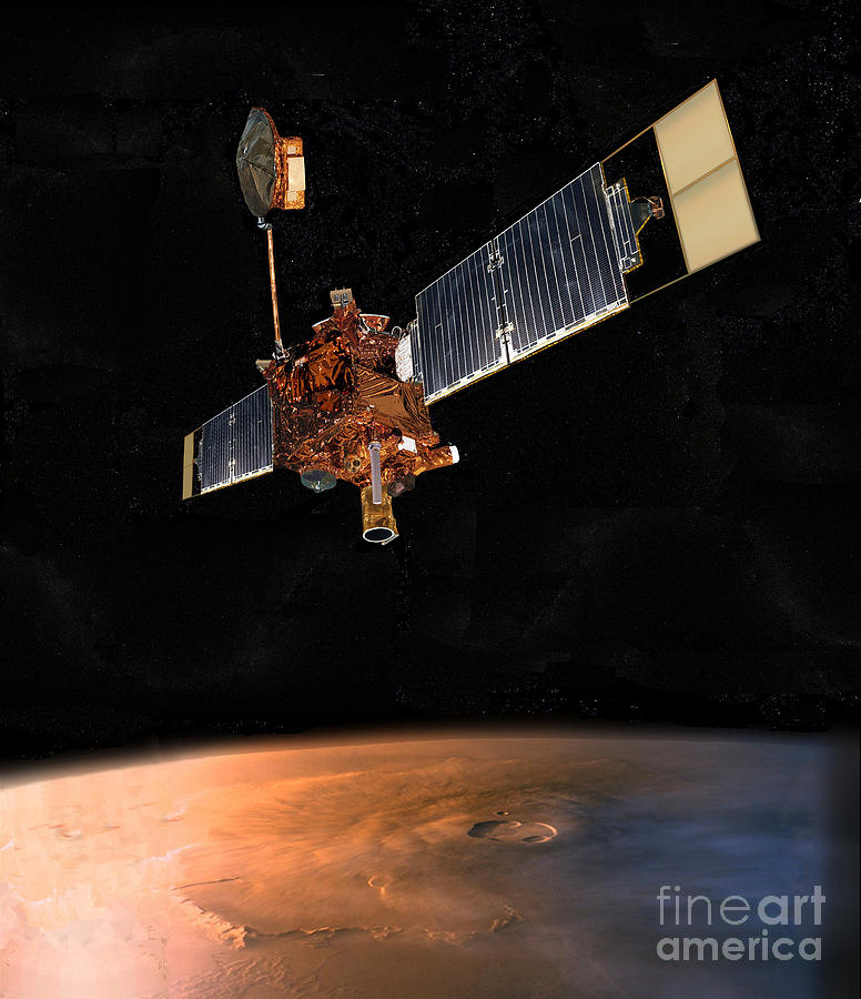 Mars Global Surveyor Photograph by Nasa