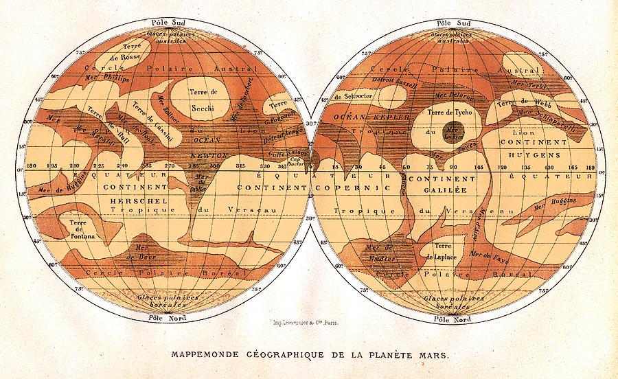 Mars карта мира