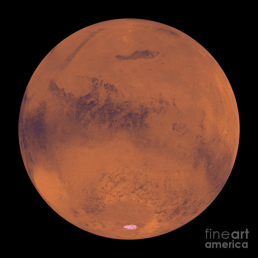 Space Photograph - Mars by Stocktrek Images