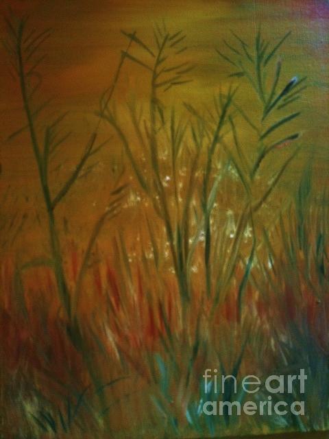 Marsh at Sunrise Painting by Monica Hebert