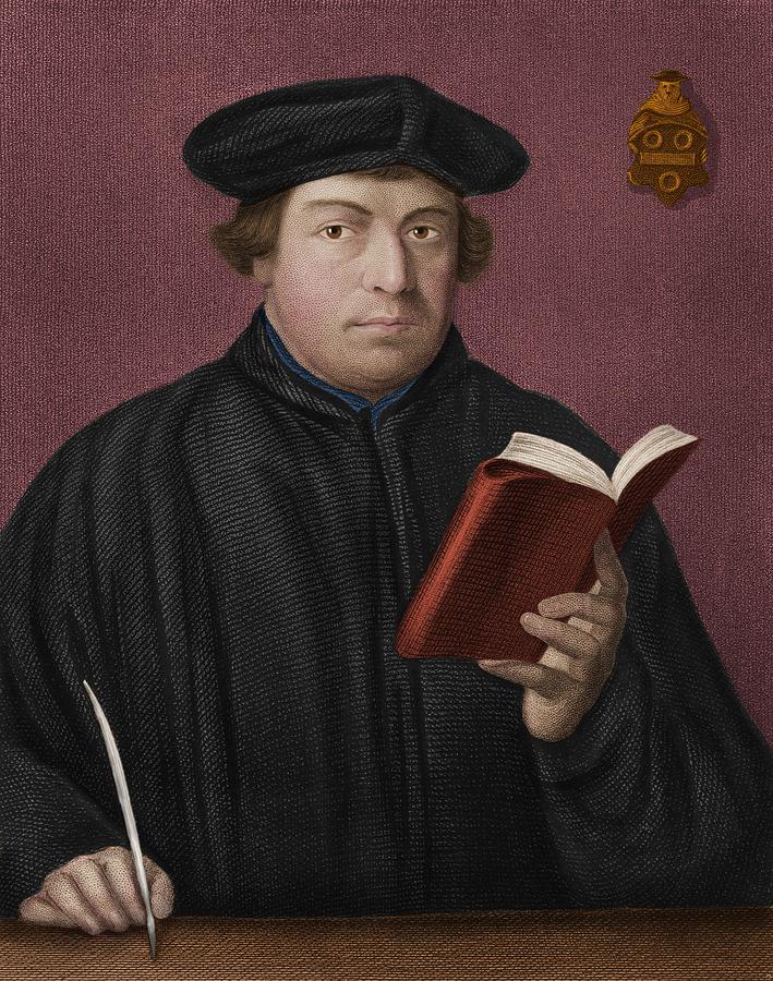 Martin Luther, German Theologian Photograph by Maria Platt-evans