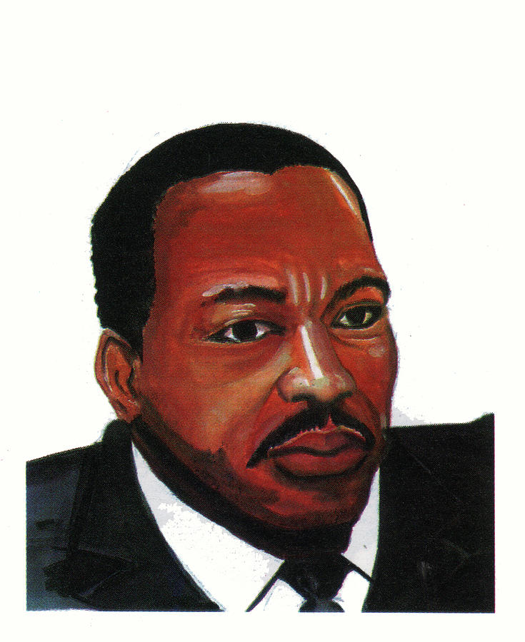Martin Luther King Jr Painting by Emmanuel Baliyanga - Fine Art America