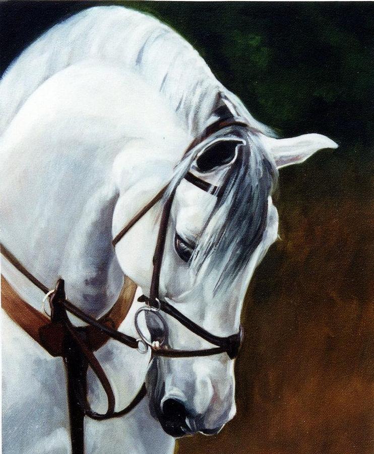 Martingale Painting by Janet  Crawford