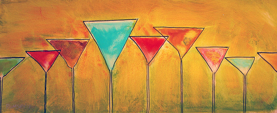 Martini Party Painting by Rhodes Rumsey
