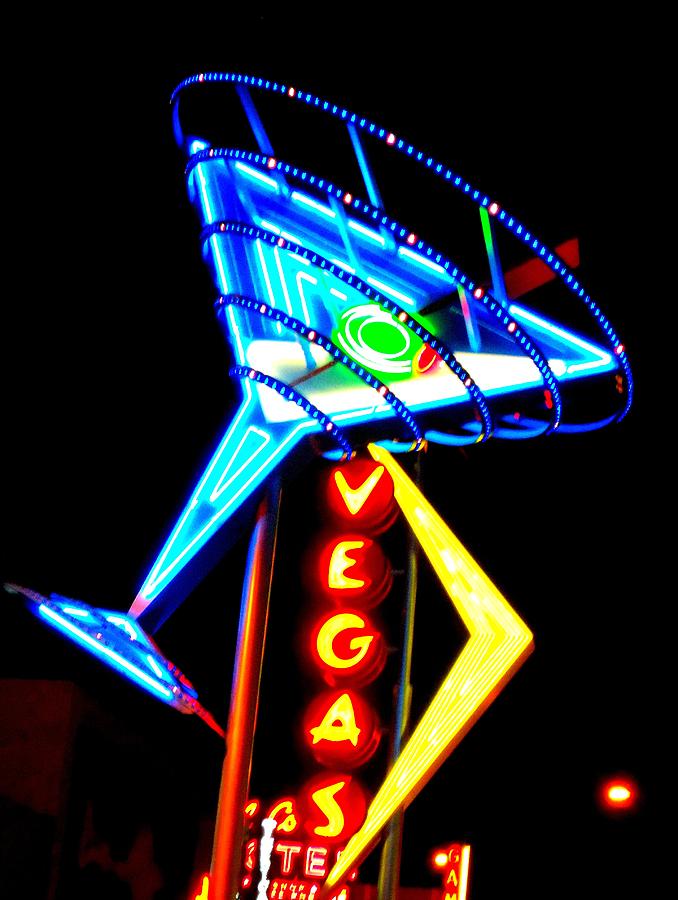 Las Vegas Photograph - Martini Vegas by Randall Weidner