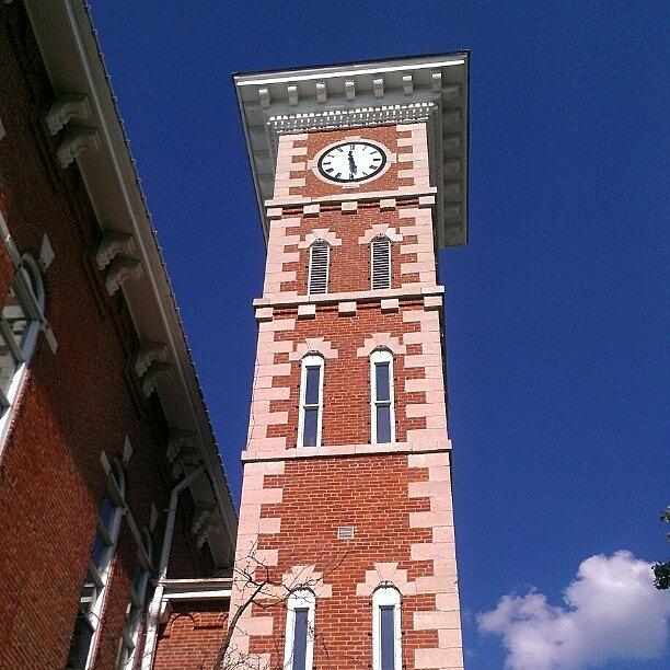 Brick Photograph - #martinsville  #indiana #courthouse by Tosha Daugherty