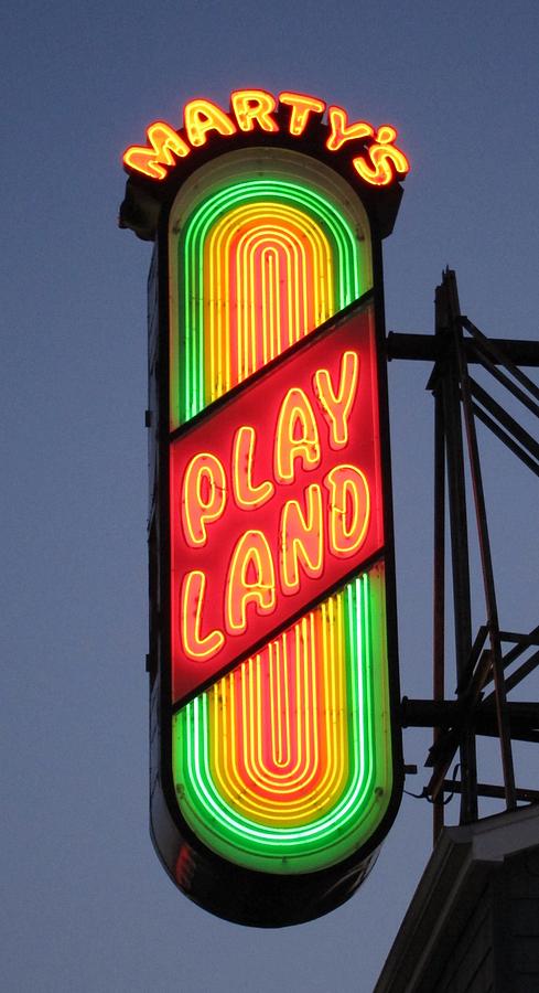 Martys Playland Photograph by Sven Migot