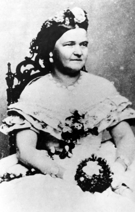 Mary Todd Lincoln, C. 1860s Photograph by Everett - Pixels