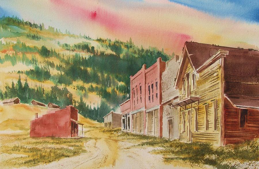Marysville Ghost Town Montana Painting by Kevin Heaney