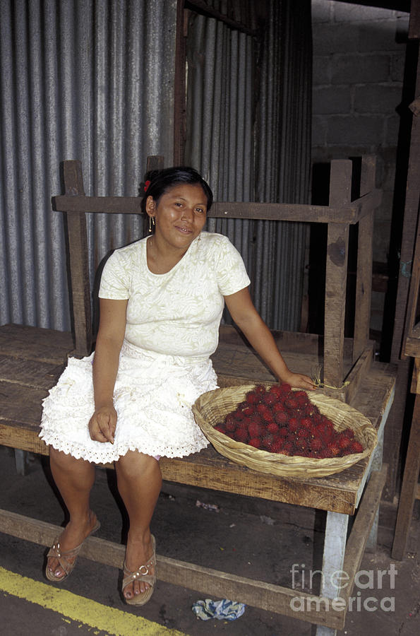 MASAYA VENDOR Nicaragua Photograph by John  Mitchell