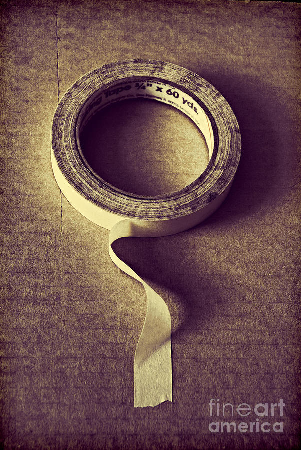 Masking Tape Photograph by HD Connelly
