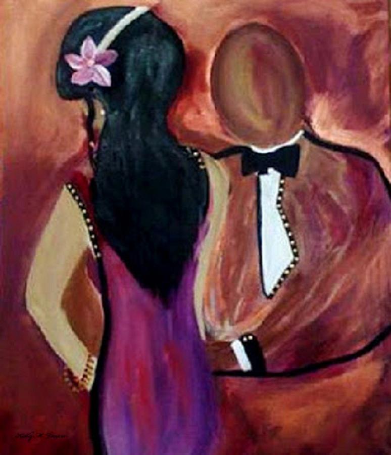 Masquerade Ball Painting by Kelly M Turner